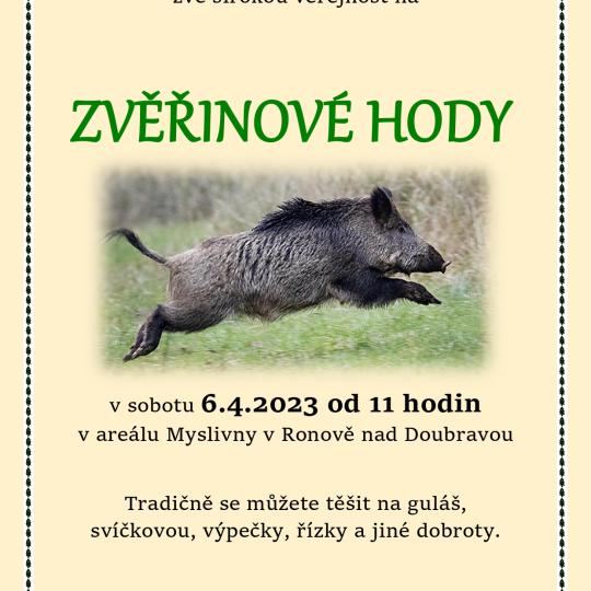 zvěřinové hody