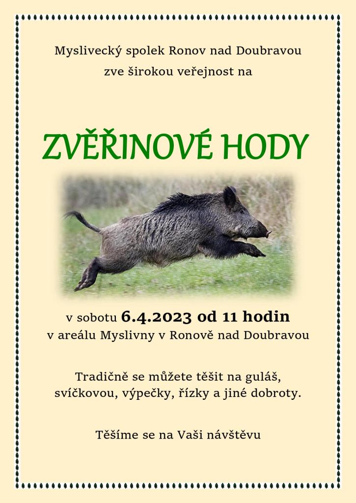 zvěřinové hody