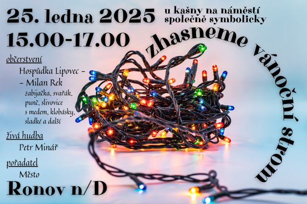 Společně zhasneme vánoční strom 