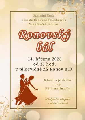 Ronovský bál 2026